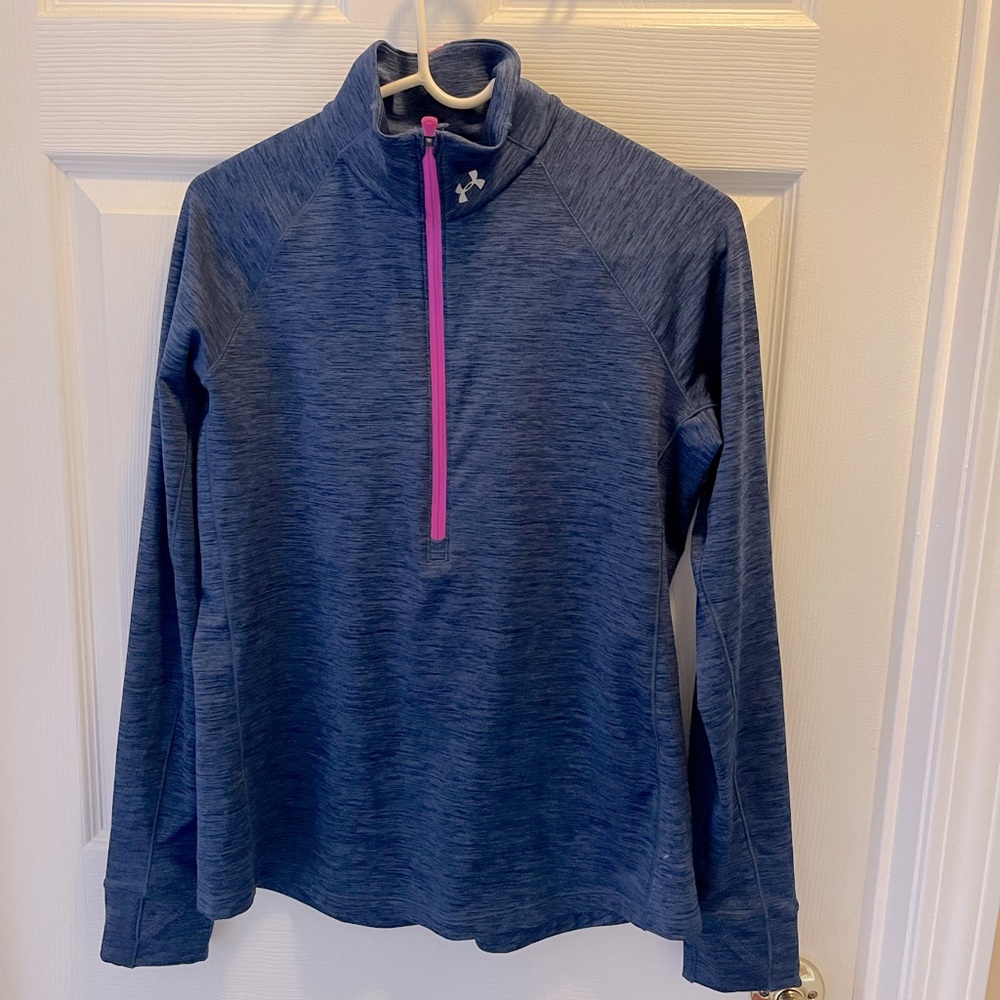 Girl- Youth L Under Armour pullover lightly worn- Great For Fall